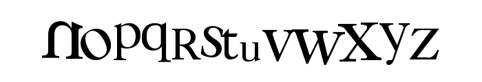 3 grammes 5 Font LOWERCASE