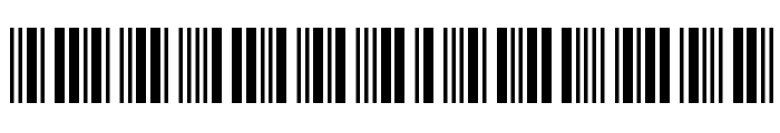 3 of 9 Barcode Font UPPERCASE