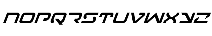 4114 Blaster Super-Italic Font LOWERCASE