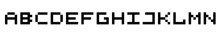 525square Font LOWERCASE