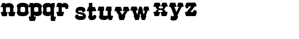 57 Rodeo Font LOWERCASE