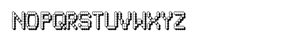 80s PSL Outline Font UPPERCASE
