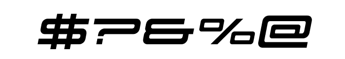 911 Porscha Semi-Italic Font OTHER CHARS