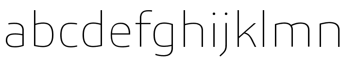3ds-ExtraLight Font LOWERCASE