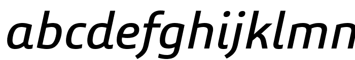 3ds-Italic Font LOWERCASE