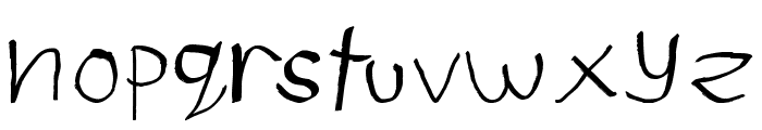 [First Grader] Font LOWERCASE