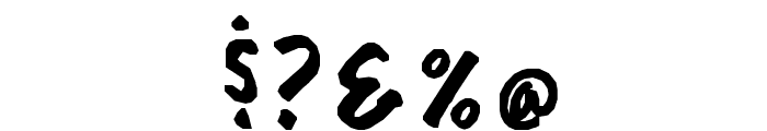 ©FlareBold Font OTHER CHARS