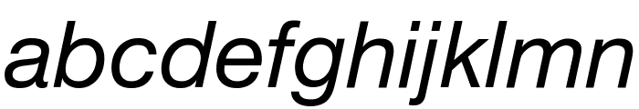 .Helvetica Neue Interface Italic Font LOWERCASE