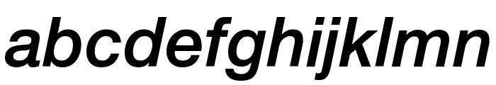 .Helvetica Neue Interface Medium Italic P4 Font LOWERCASE