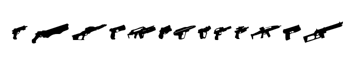 2nd Amendment 2050 Rotated Font LOWERCASE