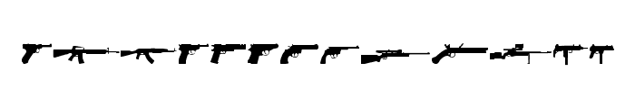 2nd Amendment Font LOWERCASE