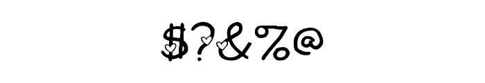 2Peas Heart's Delight Font OTHER CHARS