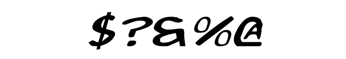 2Toon Expanded Italic Font OTHER CHARS