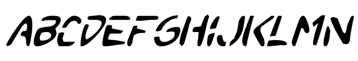 2Toon Italic Font LOWERCASE