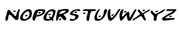 2Toon2 Expanded Italic Font LOWERCASE