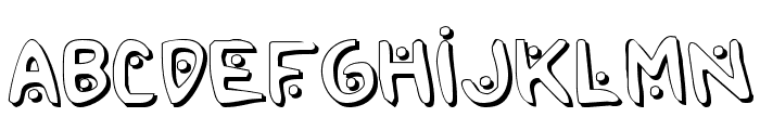 2Toon2 Shadow Font LOWERCASE