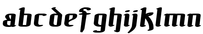 !The Black Bloc Bold Italic Font LOWERCASE