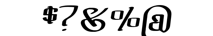 !The Black Bloc Italic Font OTHER CHARS