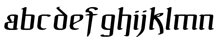 !The Black Bloc Italic Font LOWERCASE