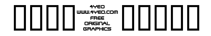 4YEOTHANKS Font OTHER CHARS