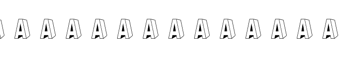 A-Ryal-Black-Block Font UPPERCASE