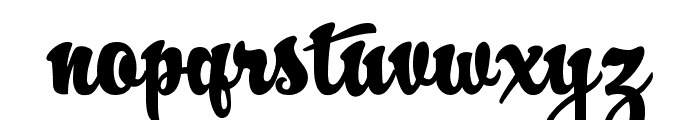 A&S Rister Font LOWERCASE