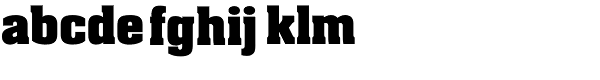 Aachen Bold Font LOWERCASE