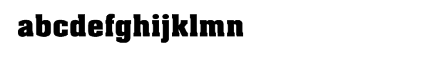 Aachenâ„¢ Com Bold Font LOWERCASE