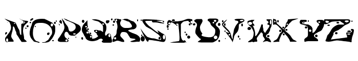 AajaxSurrealFreak Font UPPERCASE