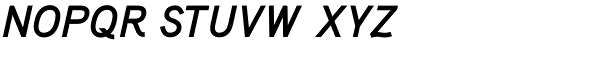 Aaux-Bold Italic Font UPPERCASE