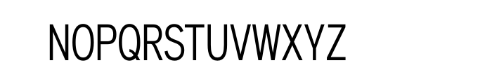 Aaux Next Compressed Regular Font UPPERCASE