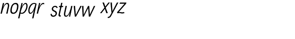 Aaux Next Cond Regular Italic Font LOWERCASE