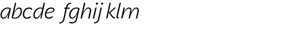 Aaux Next Wide Regular Italic Font LOWERCASE