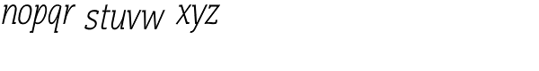 Aaux Office Light Italic Font LOWERCASE