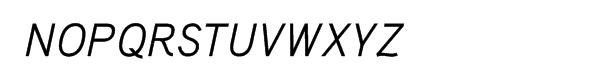 Aaux Regular Italic Font UPPERCASE