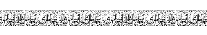 Aayat Quraan 6 Font UPPERCASE