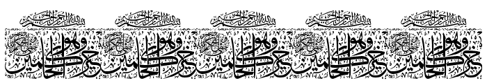 Aayat Quraan 9 Font OTHER CHARS