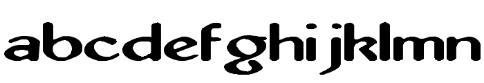 Abbey Medium Extended Font LOWERCASE