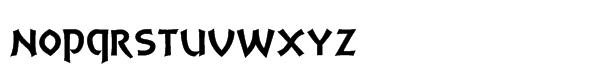 Abbot Uncial™ Regular Font UPPERCASE