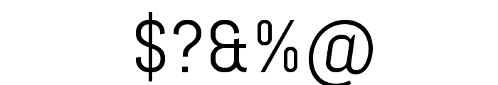 Abel-Regular Font OTHER CHARS