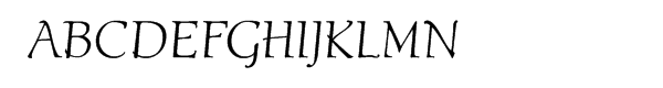 Ablati Old Style Italic Font UPPERCASE