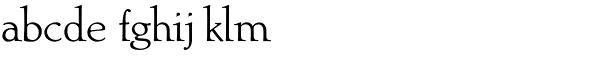 Ablati Oldstyle Font LOWERCASE