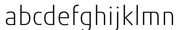 AbsolutPro-Thin Font LOWERCASE