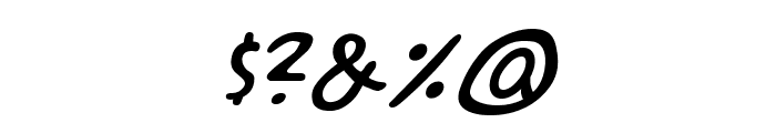 ACMESecretAgentBB-Italic Font OTHER CHARS