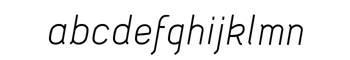 Acid Italic Font LOWERCASE