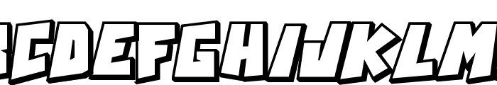 Action Comics Font UPPERCASE