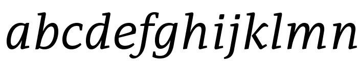 AdamantBG-Italic Font LOWERCASE