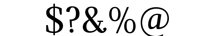 Adamina-Regular Font OTHER CHARS