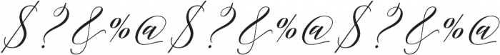Adelicia Script Rough otf (400) Font OTHER CHARS