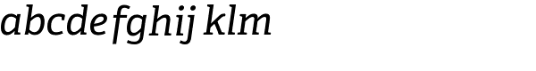 Adelle Basic Italic Font LOWERCASE
